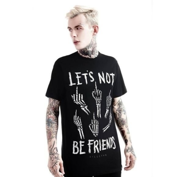 Killstar Other - 🆕️♡♡ Killstar Unisex Let's Not Tee | Black White Men's